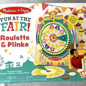 Melissa & Doug Fun At The Fair 2in1 Carnival Sensory Games